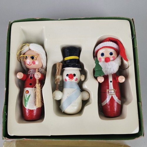 Pupazzo neve vintage babbo - pupazzo, di