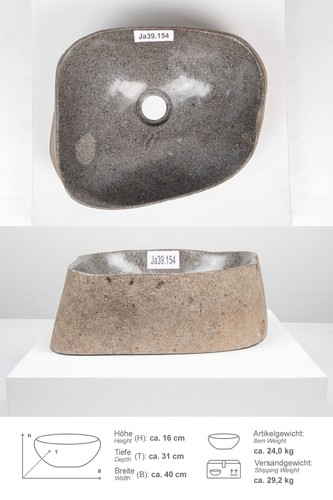 Lavabo pietra naturale - pietra,