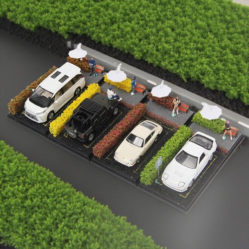 Miniature scene car model - scene,