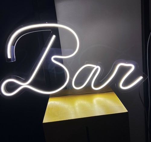 Insegna bar neon 55x30 cm - 55x30,