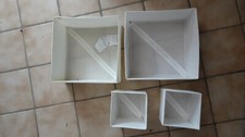 IKEA SKUBB Scatole SET 4 Scatole Portaoggetti Inserti Scaffale Cassettiera Bianco