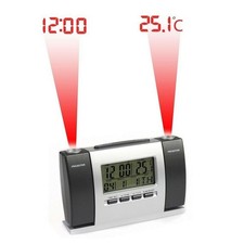 SVEGLIA OROLOGIO A PROIEZIONE ORA TEMPERATURA SCHERMO LCD DATA GRADI PROIETTORE