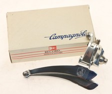 Deragliatore anteriore Campagnolo C Record '91 7-8 velocità doppio brasato NOS NUOVO CON SCATOLA
