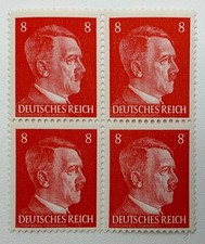 German Stamps 8P Hitler Head
