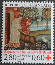 Timbre - FRANCE - Croix-Rouge