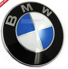STEMMA COFANO/PORTELLONE LOGO ORIGINALE IEA PER BMW LOGO FREGIO 82 MM