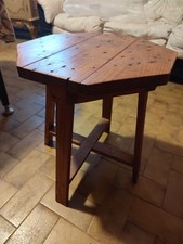 sgabello artigianale legno