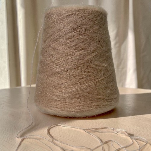 Filato mohair rosa cipria - mohair,