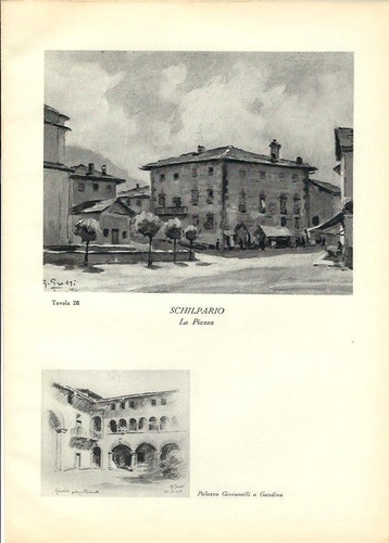 Stampa antica schilpario - antica,