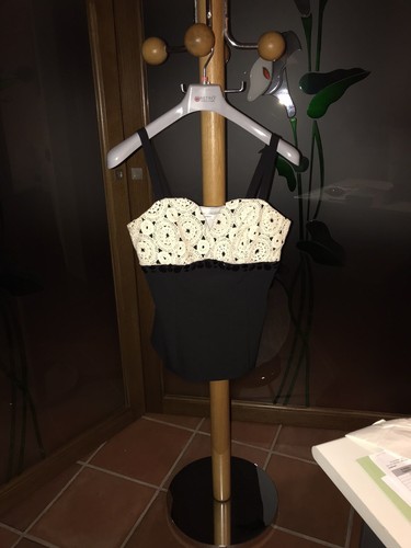 Top donna elegante bianco - bianco, e