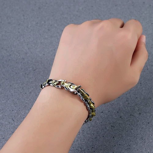 Bracciale catena drago hip hop - hip,