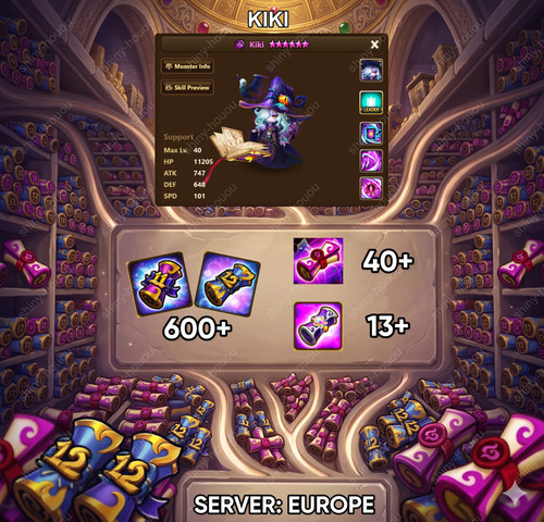 Summoners war ld5 kiki - eu!,
