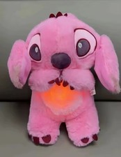 🧸 Peluche Rose Kawaii 🌸 Lumière LED Apaisante 🌙 Compagnon de Nuit Doux 💫