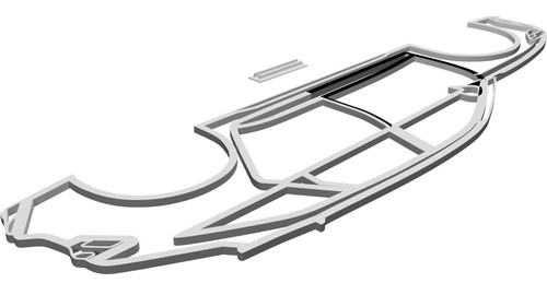 Sagoma audi rs6 arte - arte, parete