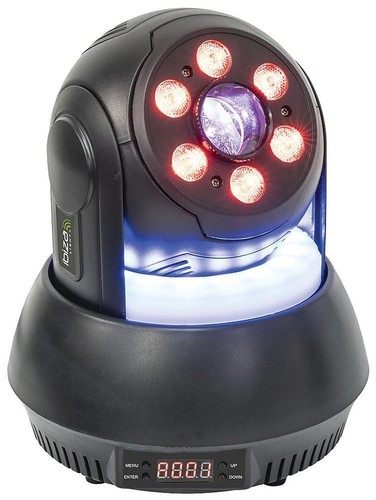 80w led mini testa mobile - led, rgbw