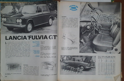 Lancia fulvia pubblicita - lancia, gt