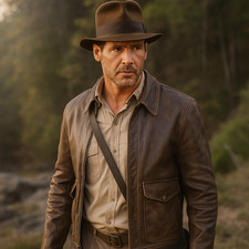 Indiana Jones Giacca Pelle