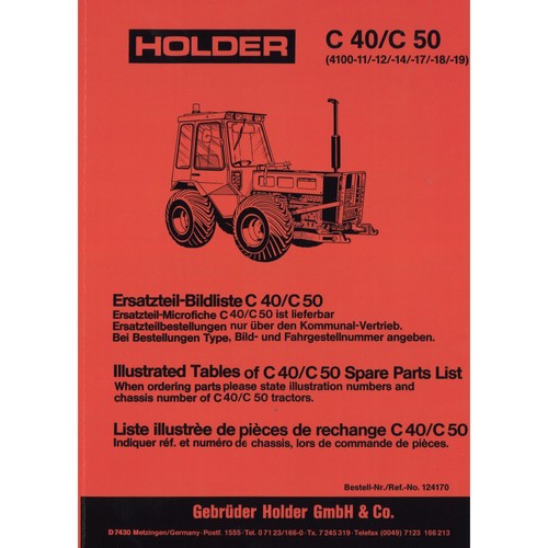 Holder tipo c40 - holder, trattore