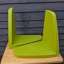 IKEA Mammut Set 2 Mensole Galleggianti da Parete Verde Lime Asilo Nursery Cameretta Bambini