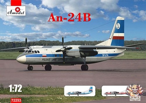 Antonov 24b cork twin - an-24b,
