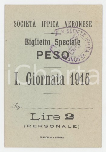 1915 verona società ippica - società,