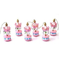 6 Mini Carillon Colore Rosa