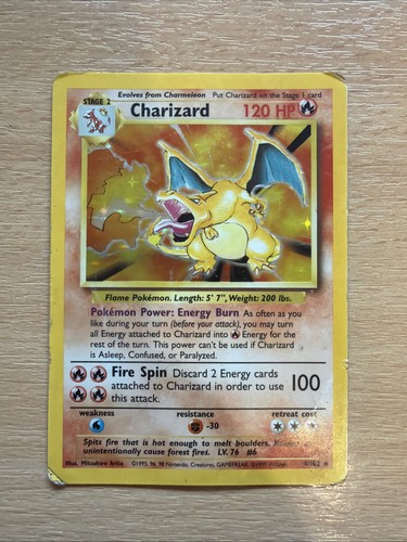 Charizard 102 base set holo - 4/102,