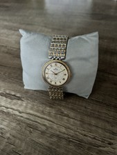 Orologio al quarzo svizzero Romanson - placcato oro 22 carati, quadrante romano, NOS