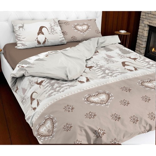 Copripiumino tirolese beige - copripiumino,