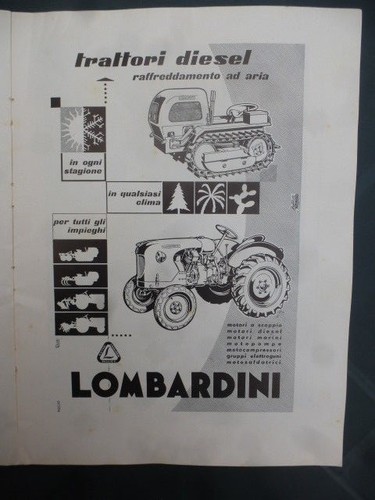 Advertising tractor lombardini - advertising,