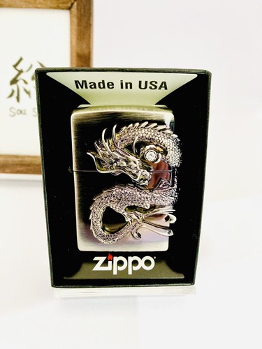Zippo accendino olio - zippo, drago