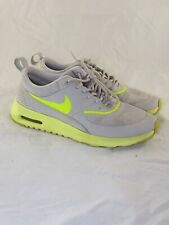 Nike Air Max Thea Scarpa Da Corsa Donna Grigio Giallo Fluo Sneaker Taglia 37,5