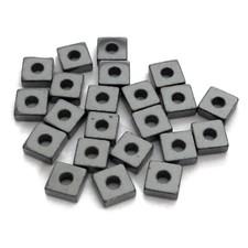 Perle ematite mini quadrati - perle,