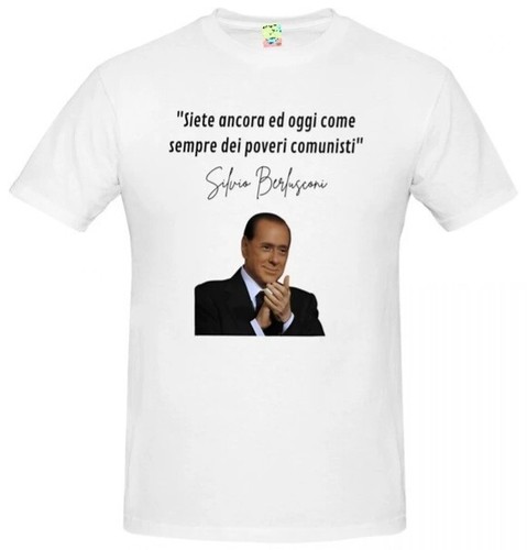Shirt berlusconi poveri - t-shirt,