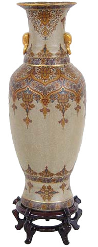 Vaso cinese tavolo terra - vaso,