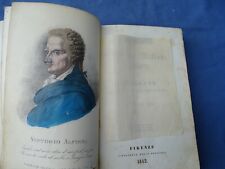 TRAGEDIE DI VITTORIO ALFIERI CON VITA DEL MEDESIMO DEL DAL RIO-FIRENZE-LEGATURA