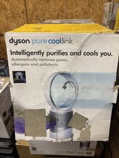 Dyson Pure Cool Link Desk Bianco/Argento DP01 Purificatore d'Aria Intelligente Senza Pale NUOVO