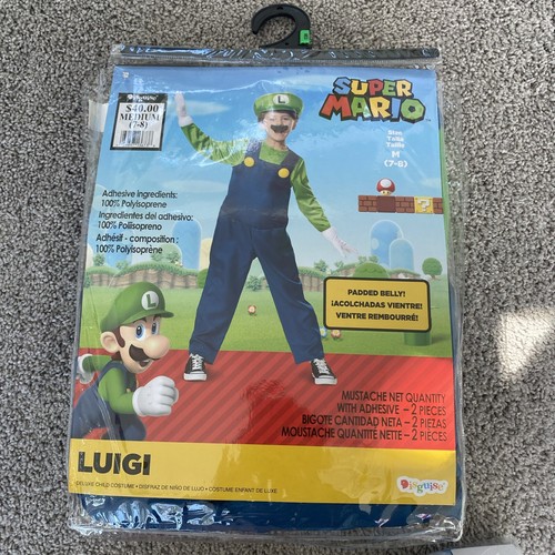 vestito carnevale luigi super mario bros