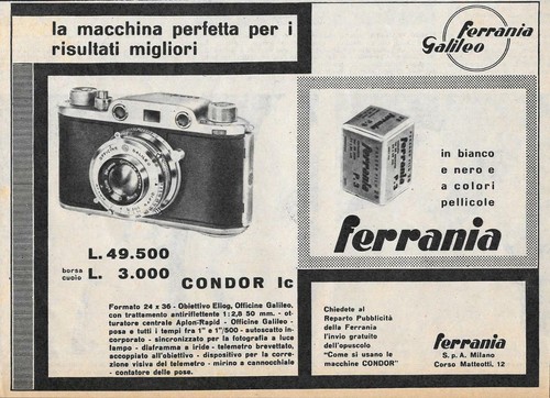 Condor ferrania galileo - ferrania,