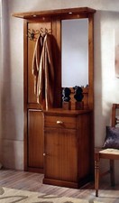 INGRESSO PARETE IN LEGNO NOCE