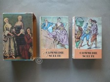 Carlo Goldoni Commedie Scelte Allodoli Longhi Roma 1957 Teatro 2 Volumi Completo