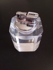 BLITZ accendino da tavolo | plexiglass e metallo | modernariato | vintage 1970s'