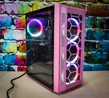 Custom Pink Gaming Desktop PC