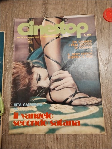 Rivista fotoromanzo cinestop - rivista,