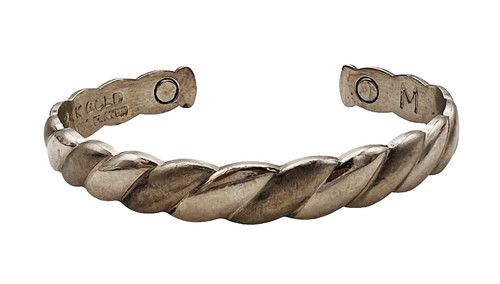 Bracciale vintage oro bianco - bracciale,