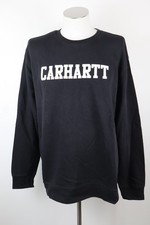 CARHARTT FELPA MAGLIA UOMO TG. XL MAN SWEATSHIRT CASUAL VINTAGE COTONE NERO