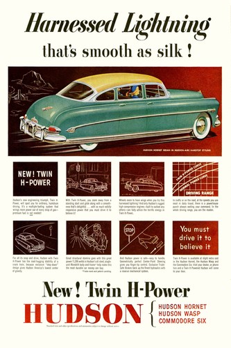 Poster auto hudson hornet - 💡,