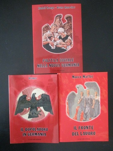 Lotto libri lavoro terzo reich - libri,