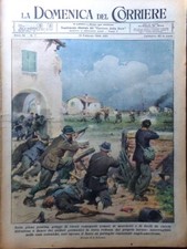La Domenica del Corriere 13 Febbraio 1944 WW2 Balilla Radio Burano Croce Rossa