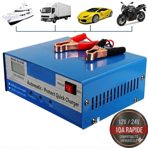 Chargeur batterie voiture - chargeur,